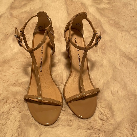 Chinese Laundry Beige Stiletto Heel- size 7 1/2 - Picture 4 of 8